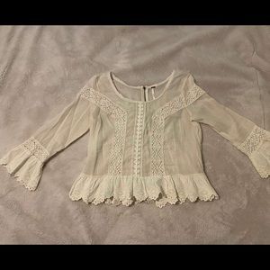 Free People Lace Blouse